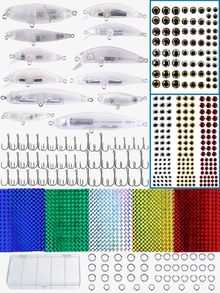 Fishing Lure Popper - 255 DIY Handmade Fishing Lure Set