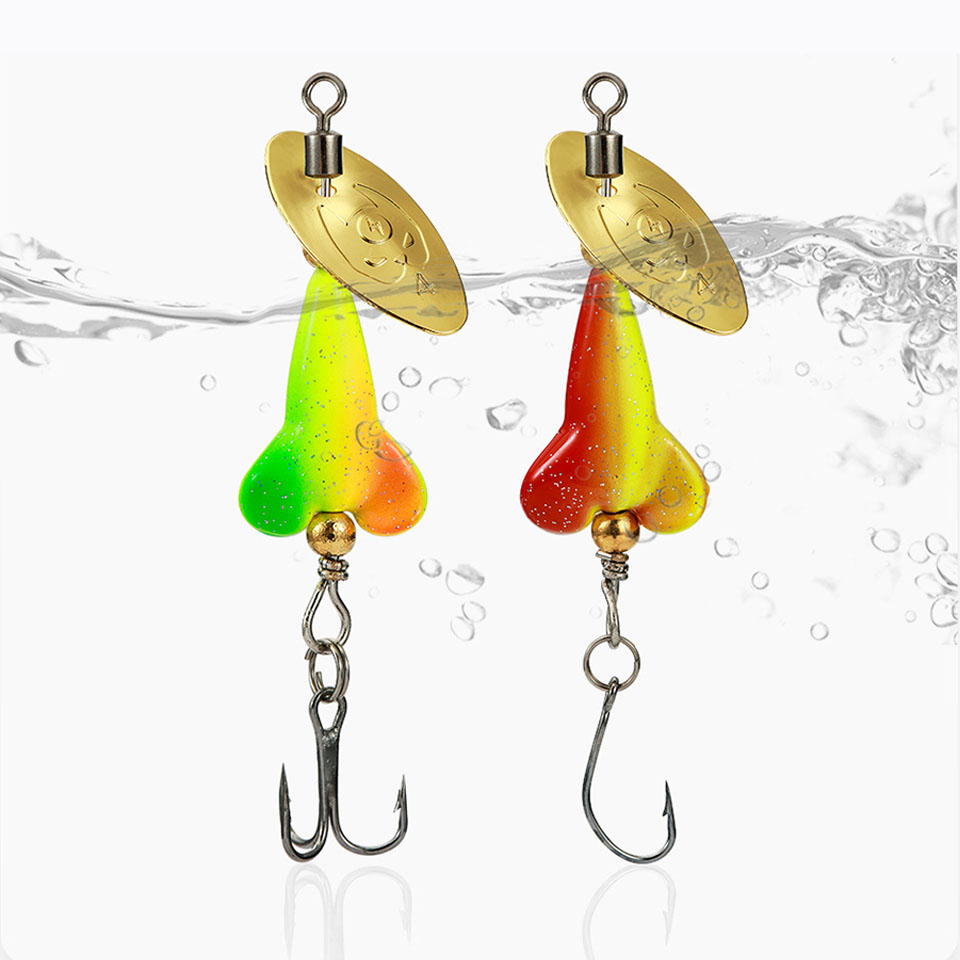 Fishing Lure Crankbait - 2pcs Metal Spoon Spinner Fishing Lure