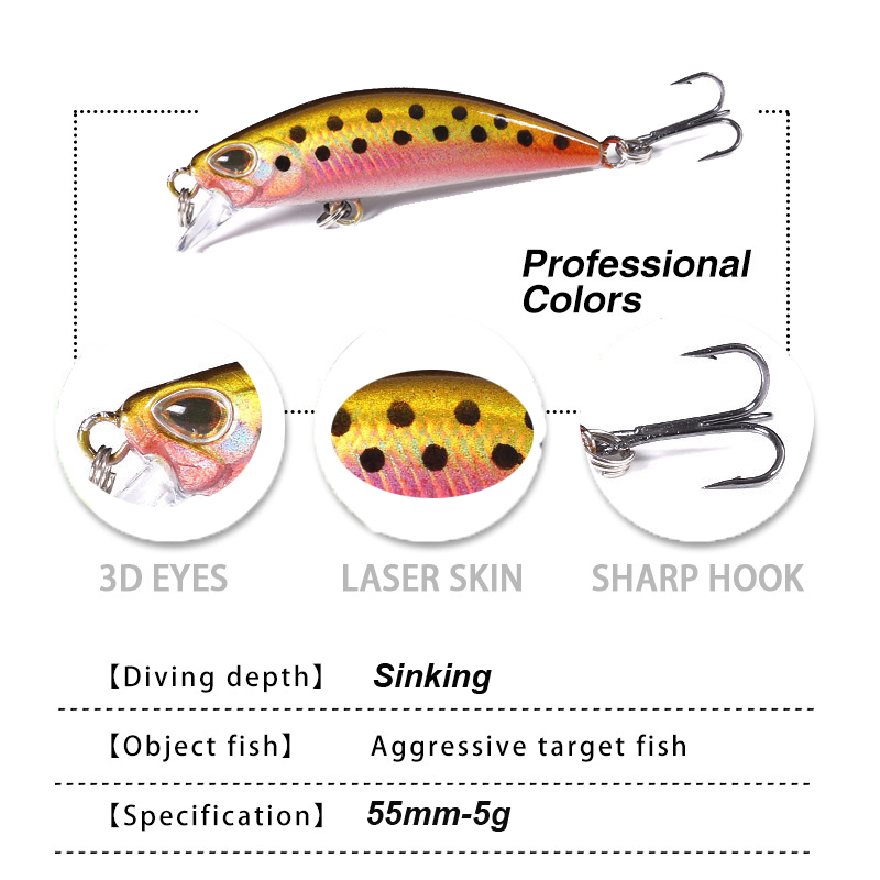 WESTBASS 1PX Micro Minnow Lure – обзор и цена Fishing Lure Crankbait