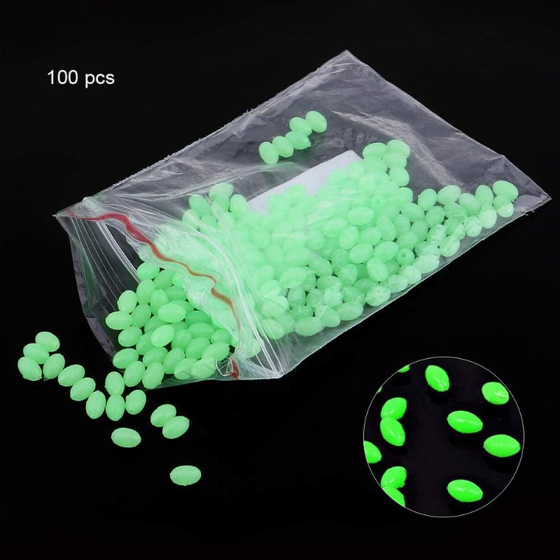 100pcs/lot Oval Night Luminous – обзор и цена Fishing Lure Topwater
