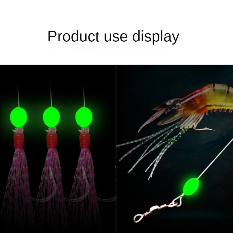 100pcs/lot Oval Night Luminous – обзор и цена Fishing Lure Topwater
