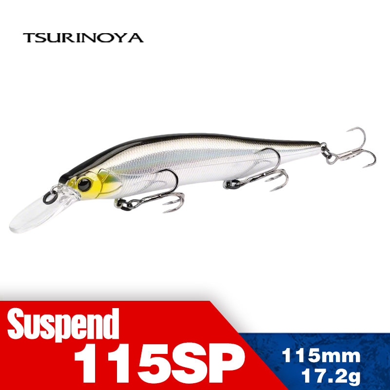 TSURINOYA 115mm 17.2g Suspendi – обзор и цена Fishing Lure Jerkbait