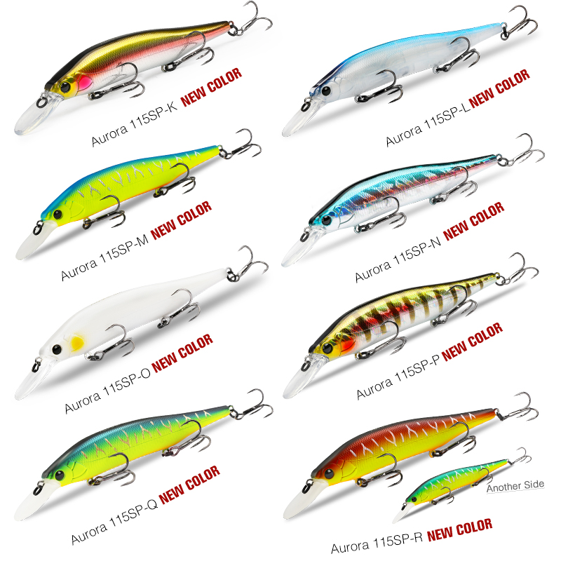TSURINOYA 115mm 17.2g Suspendi – обзор и цена Fishing Lure Jerkbait