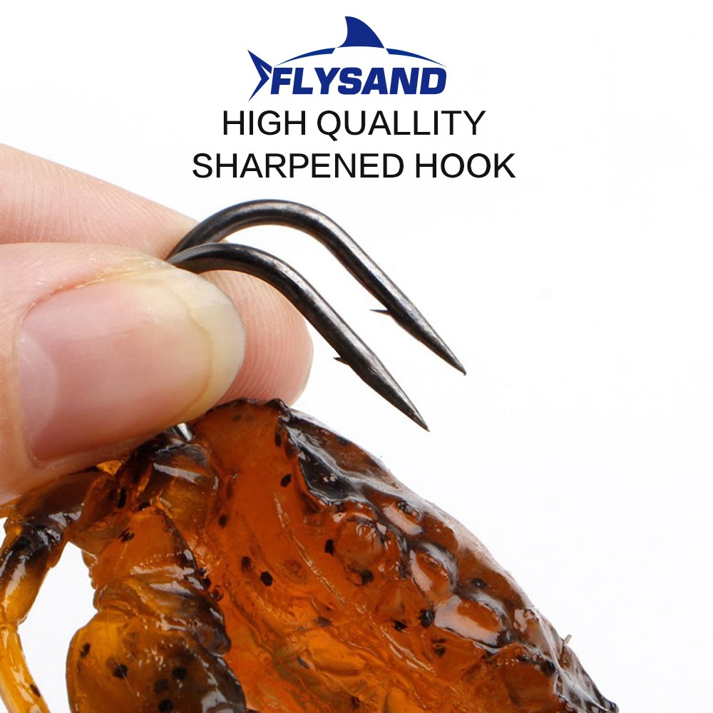 FLYSAND Bionic Crab Silicone S – обзор и цена Fishing Lure Soft Plastic