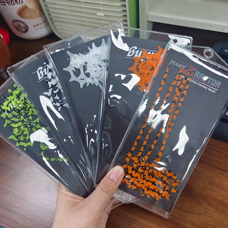 TEASER 5pcs SKIRT-18 145mm Sil – обзор и цена Fishing Lure Jig