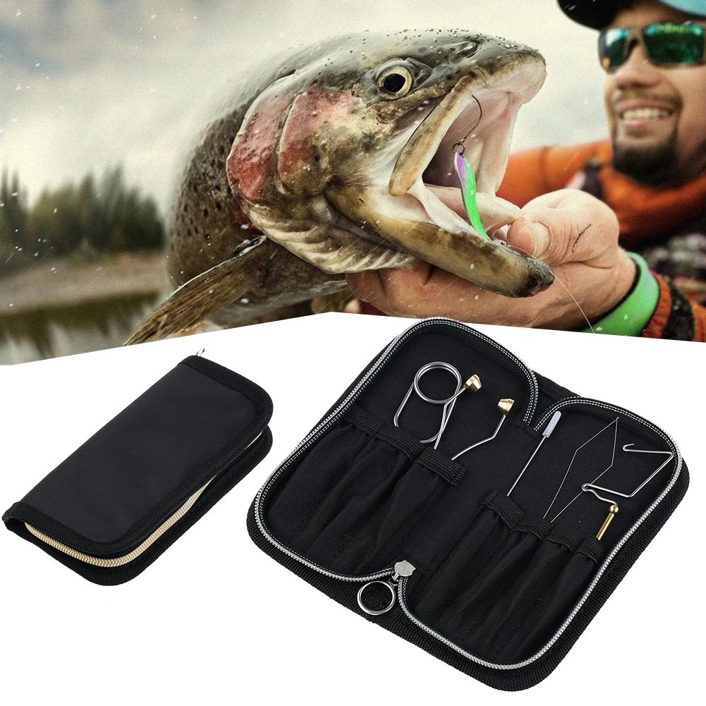 5 In 1 Fly Tying Tools Kit Fly – обзор и цена Fishing Lure Making Kit