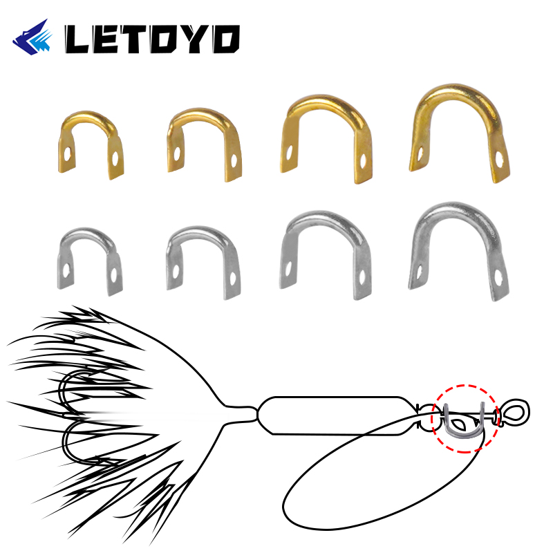 LETOYO 100pcs Folded Clevises  – обзор и цена Fishing Lure Making Kit