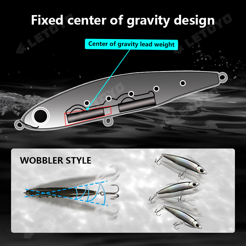 LETOYO Sinking Pencil 17g 12g- – обзор и цена Fishing Lure Spoon