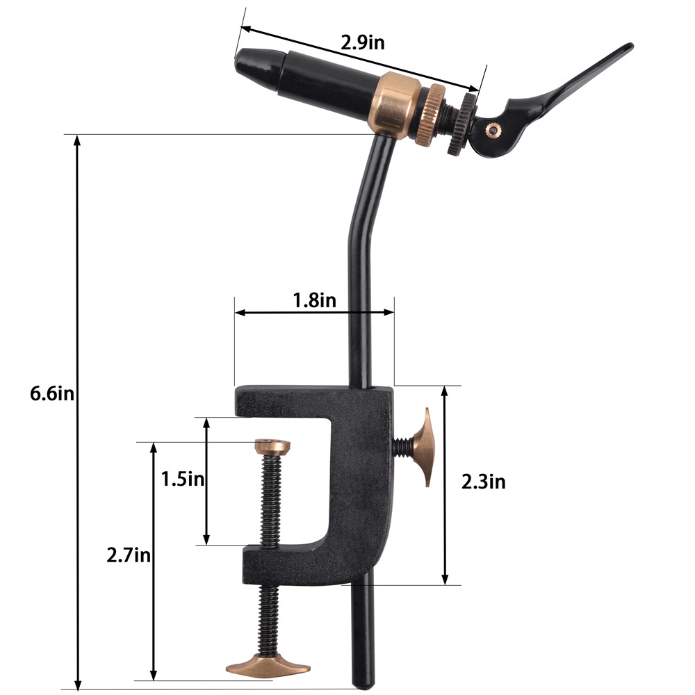 Rotary Fly Tying Vise Tool Saf – обзор и цена Fishing Lure Jig