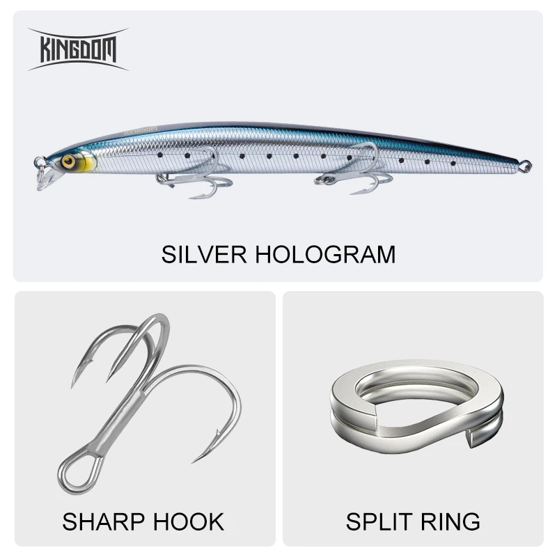Kingdom Long Casting Fishing L – обзор и цена Fishing Lure Jerkbait