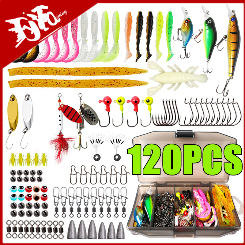 New 120PCS Fishing Lure Set So – обзор и цена Fishing Lure Making Kit