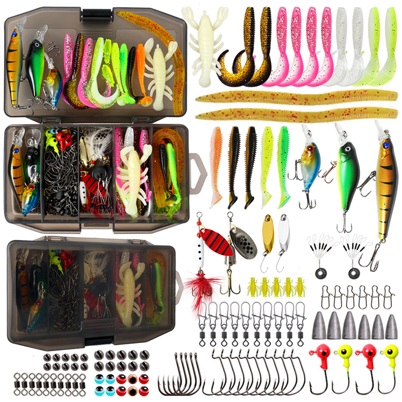 New 120PCS Fishing Lure Set So – обзор и цена Fishing Lure Making Kit
