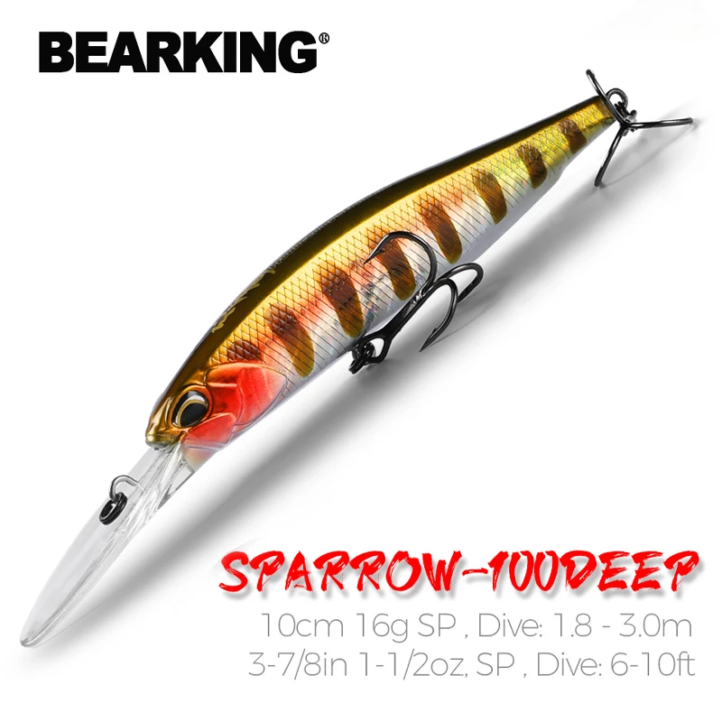 BEARKING 10cm 16g Super Magnet – обзор и цена Fishing Lure Jerkbait