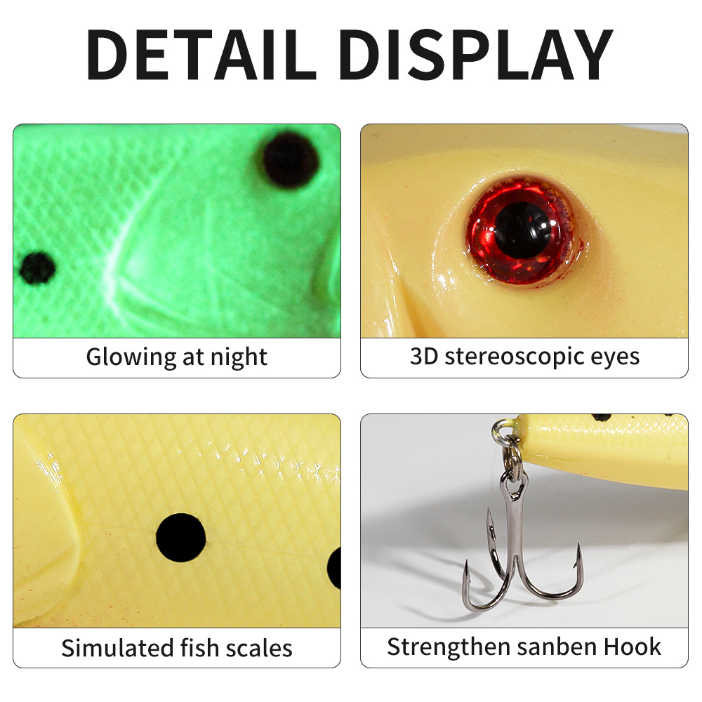 2026 Glow Lure Hard Bait Kit C – обзор и цена Fishing Lure Popper