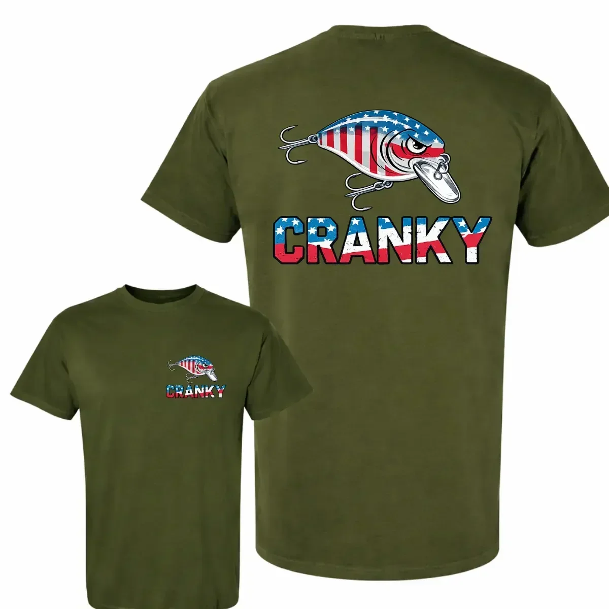Camo Crankbait Fishing T-Shirt – обзор и цена Fishing Lure Crankbait