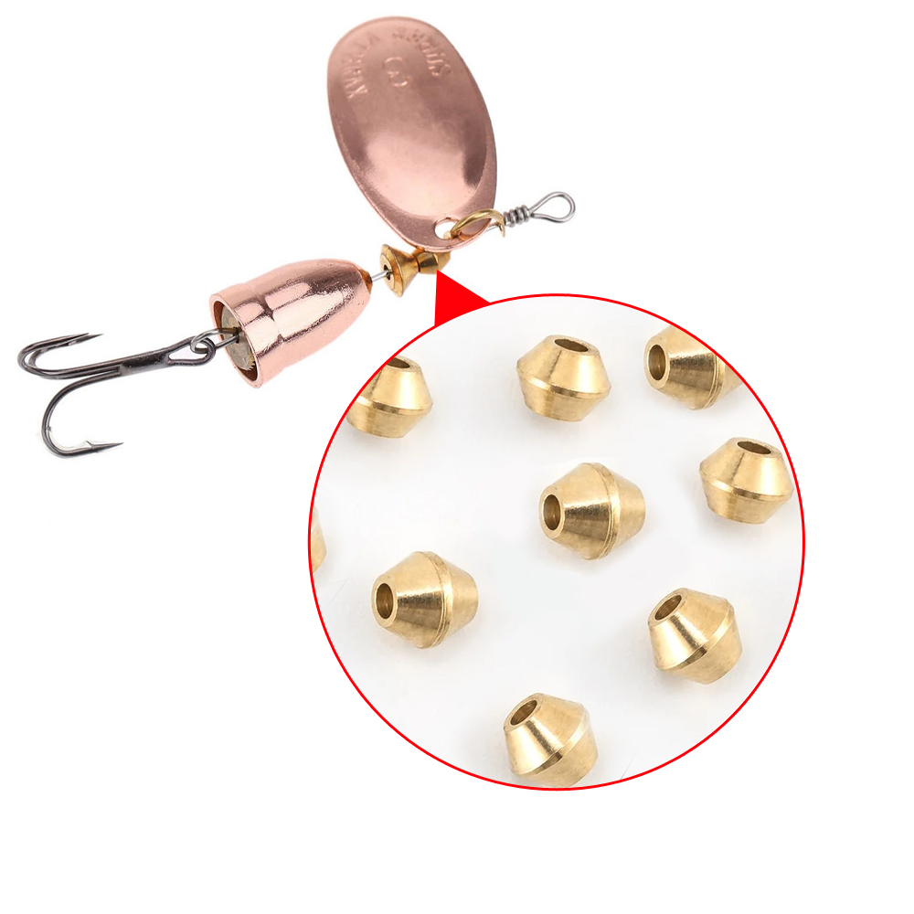 40pcs DIY Lure Brass Fishing B – обзор и цена Fishing Lure Spinner