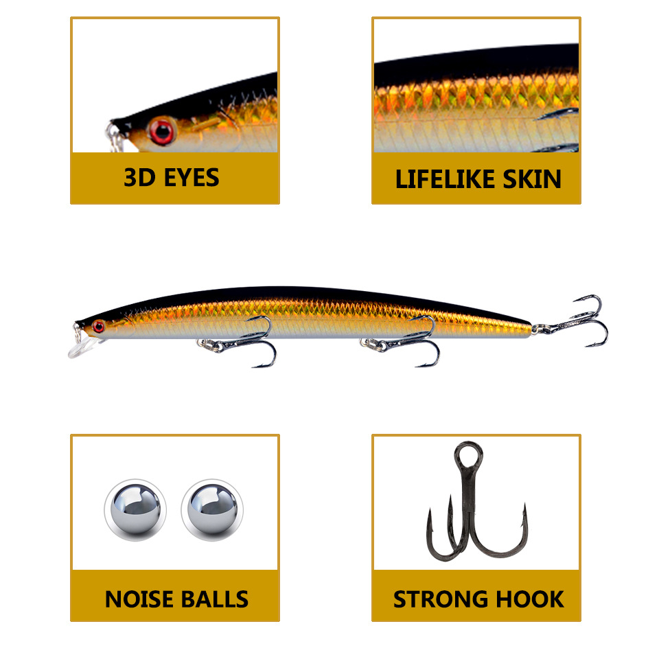 18cm 24g Minnow Fishing Lure L – обзор и цена Fishing Lure Crankbait