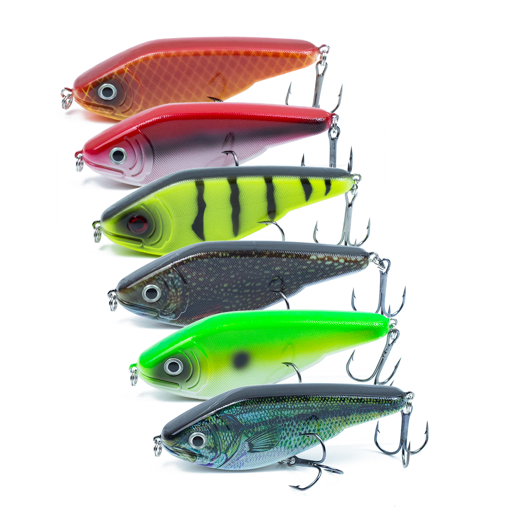 Hanlin NEW Glide Jerkbait 90mm – обзор и цена Fishing Lure Jerkbait