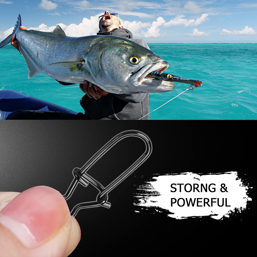50Pcs Crankbait Snaps Stainles – обзор и цена Fishing Lure Crankbait