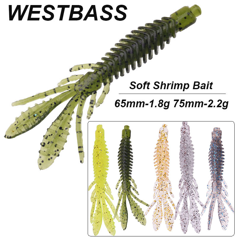 WESTBASS 5PCS Soft Larva Baits – обзор и цена Fishing Lure Swimbait