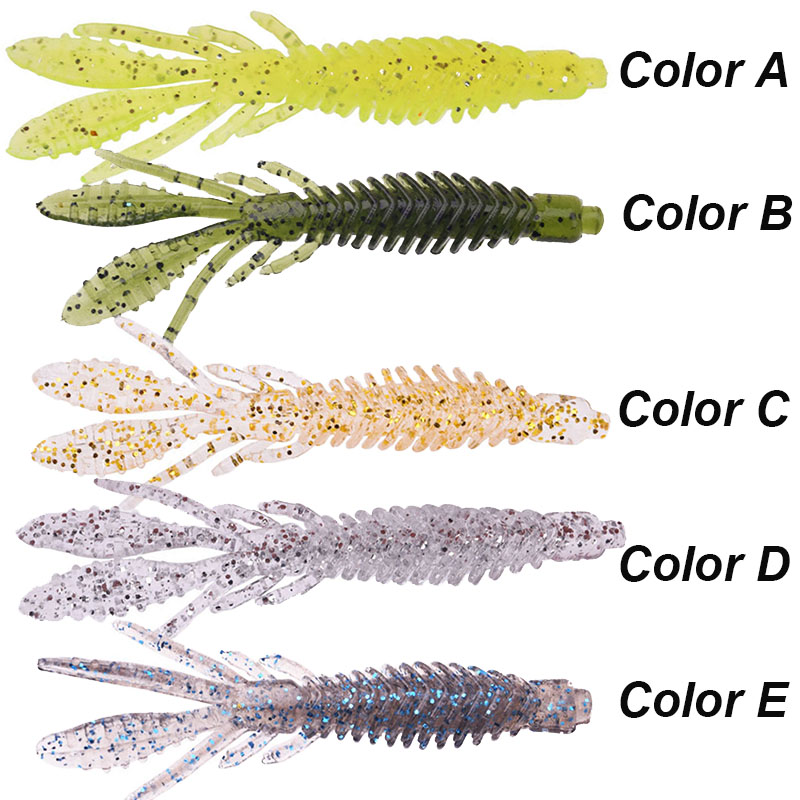 WESTBASS 5PCS Soft Larva Baits – обзор и цена Fishing Lure Swimbait