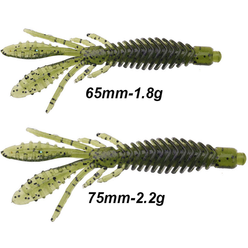 WESTBASS 5PCS Soft Larva Baits – обзор и цена Fishing Lure Swimbait