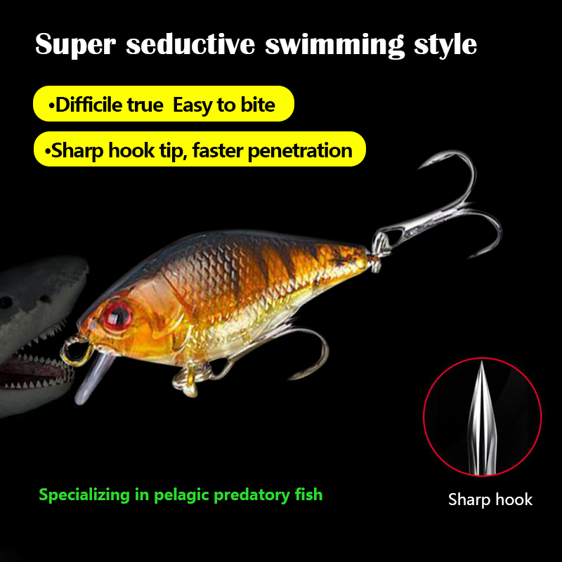 3D Eyes 7.5cm 10.2g Hard VIB L – обзор и цена Fishing Lure Crankbait
