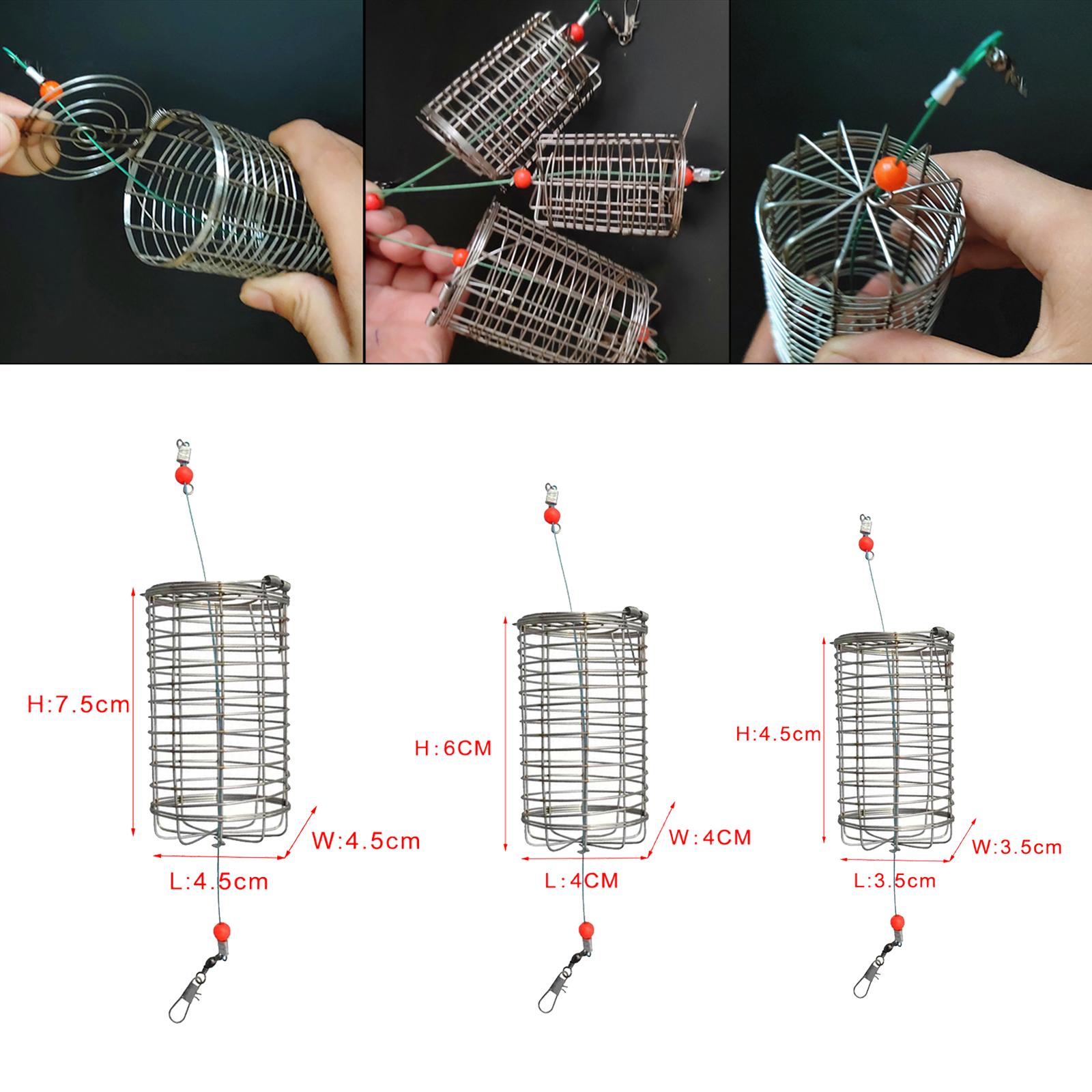5x Solid Fishing Feeder Cage T – обзор и цена Fishing Lure Box