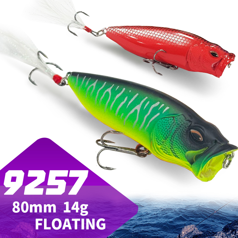 Popper Lure Topwater Bait 80mm – обзор и цена Fishing Lure Popper