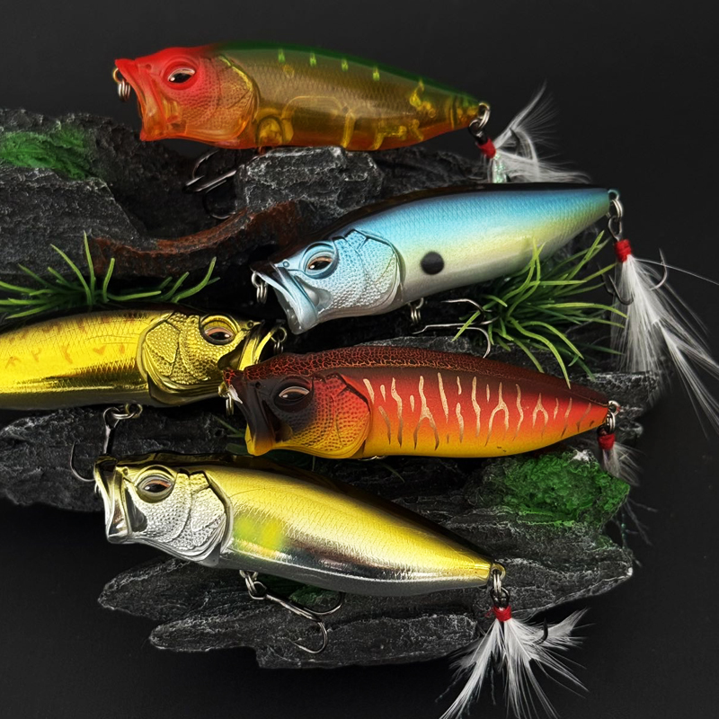 Popper Lure Topwater Bait 80mm – обзор и цена Fishing Lure Popper