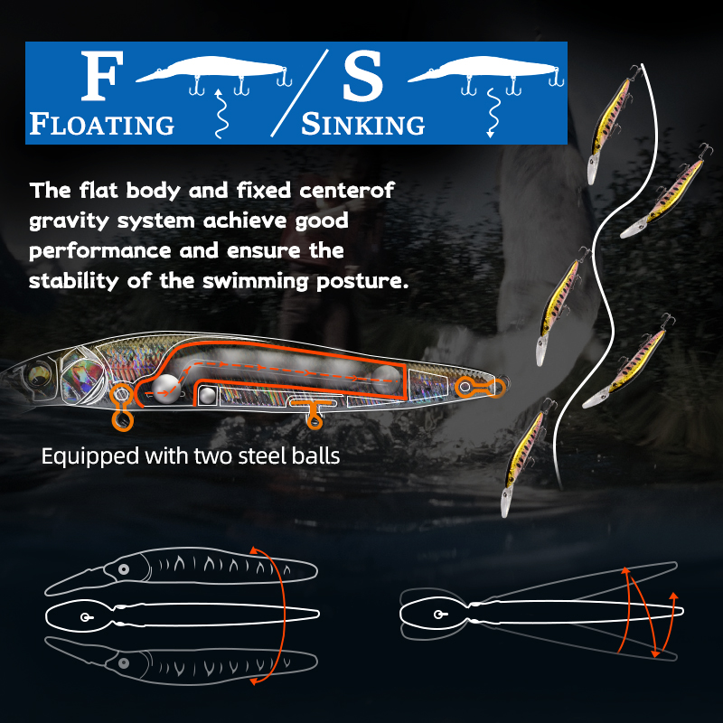 MEREDITH Minnow Wobbler Fishin – обзор и цена Fishing Lure Jerkbait