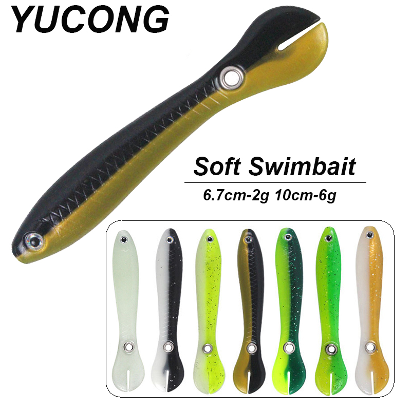 YUCONG 3/5PCS Soft Fishing Bai – обзор и цена Fishing Lure Swimbait