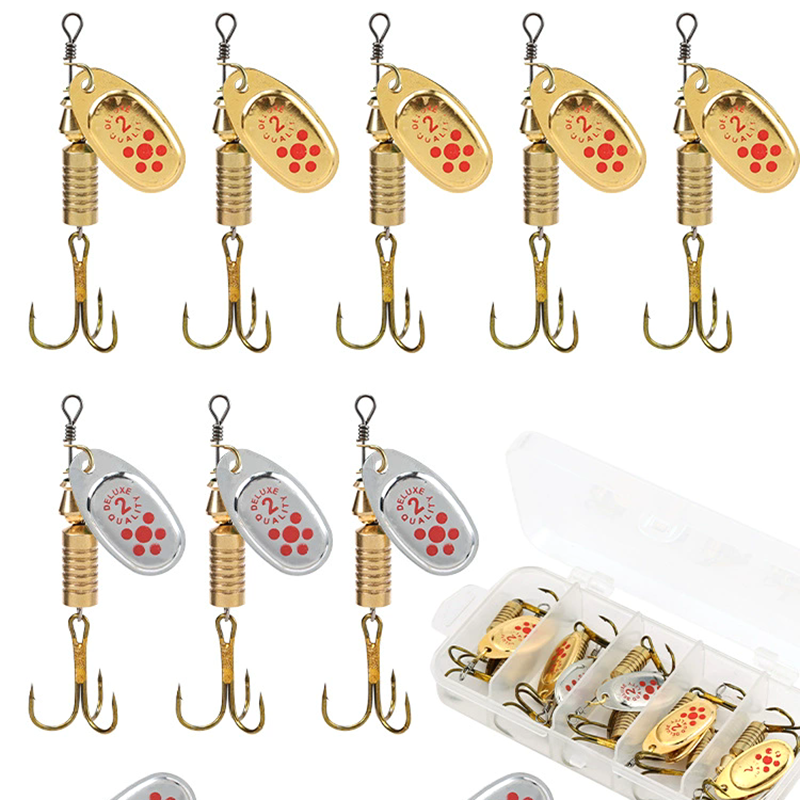 1PCS Metal Plating Spinner Bai – обзор и цена Fishing Lure Swimbait