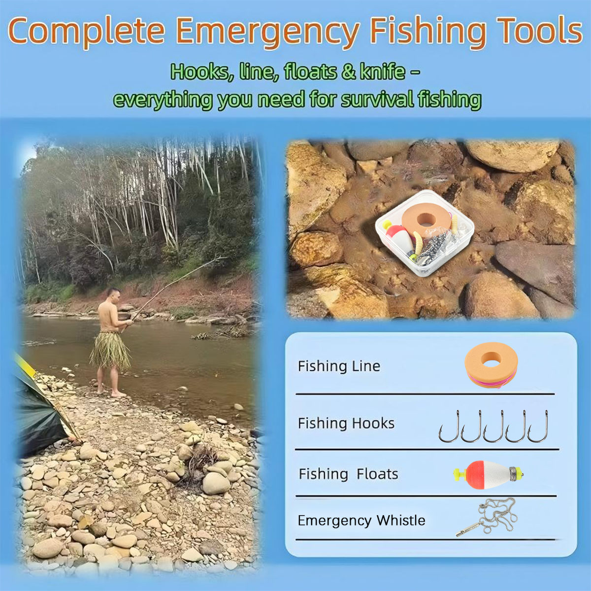 Portable Emergency Fishing Gea – обзор и цена Fishing Lure Making Kit