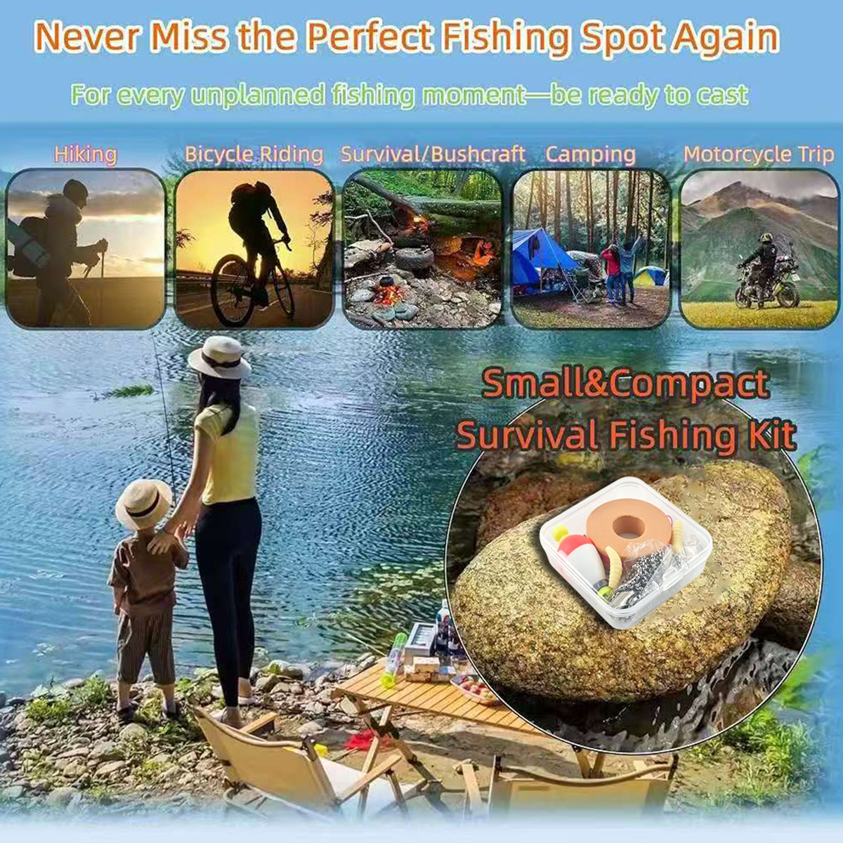 Portable Emergency Fishing Gea – обзор и цена Fishing Lure Making Kit