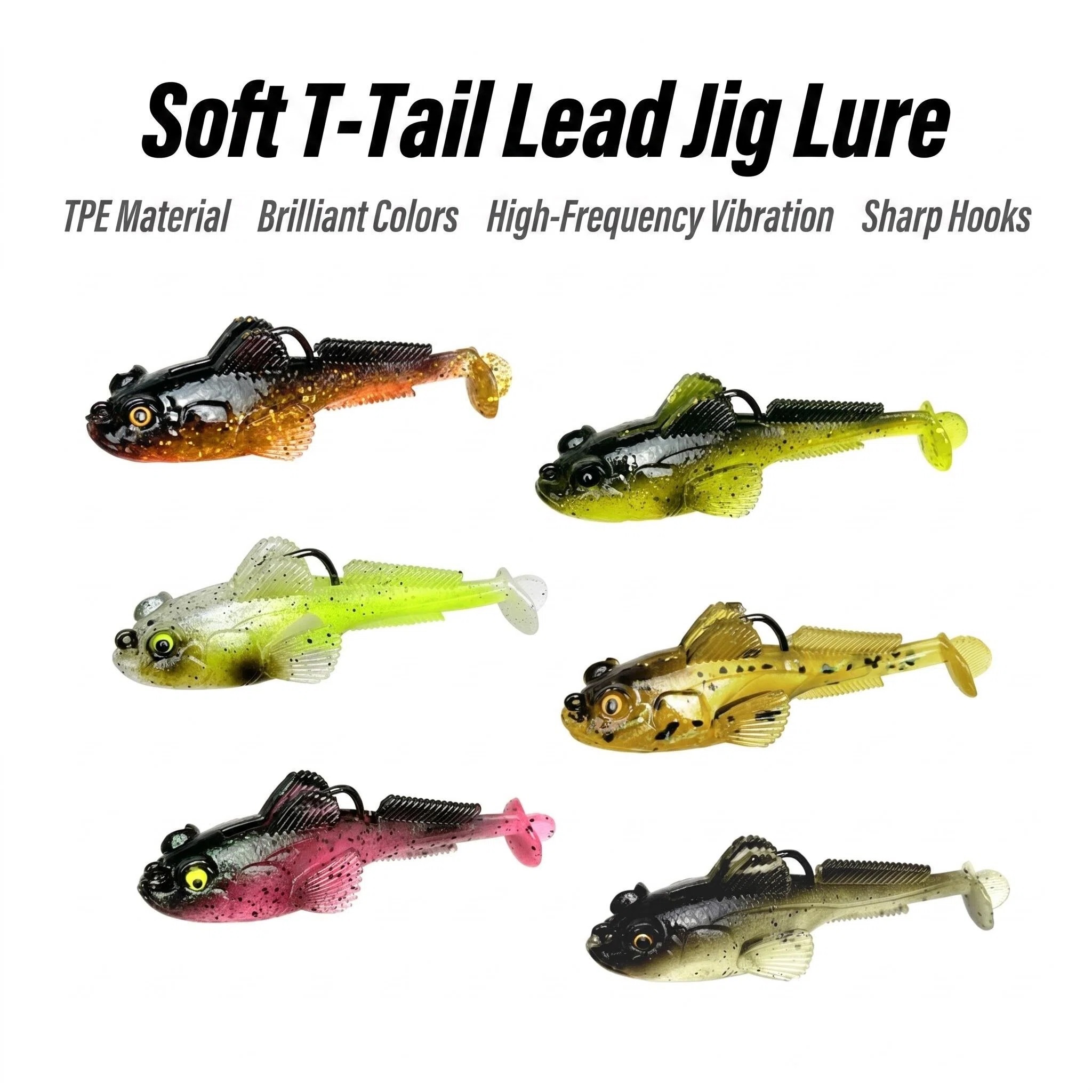 1pcs 10g13g18g Goby Lure Jig W – обзор и цена Fishing Lure Swimbait