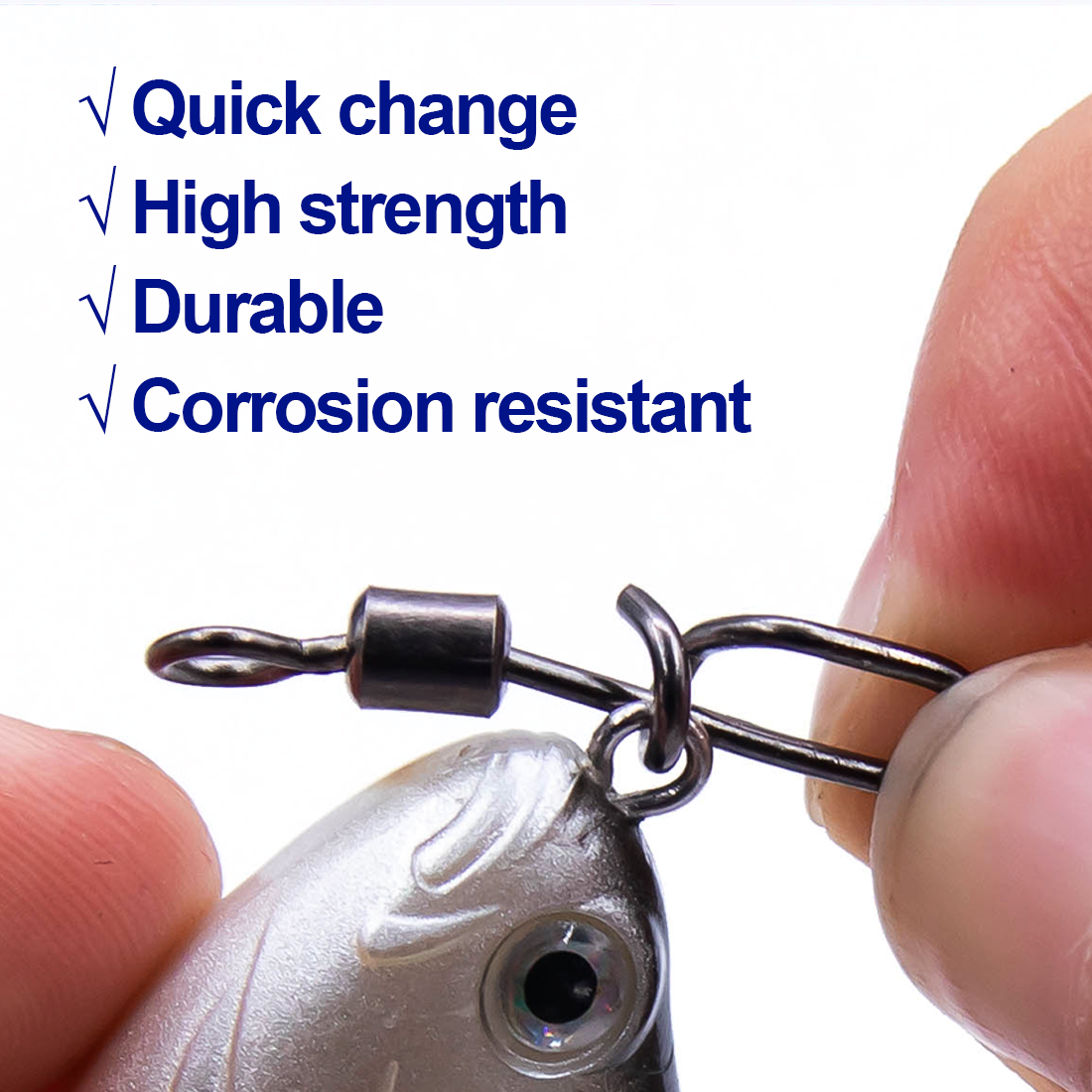 FishTrip Fishing Swivel Snap T – обзор и цена Fishing Lure Accessories