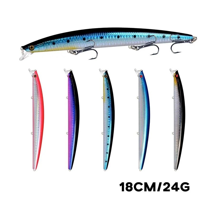 Laser Minnow Fishing Lure 18cm – обзор и цена Fishing Lure Crankbait