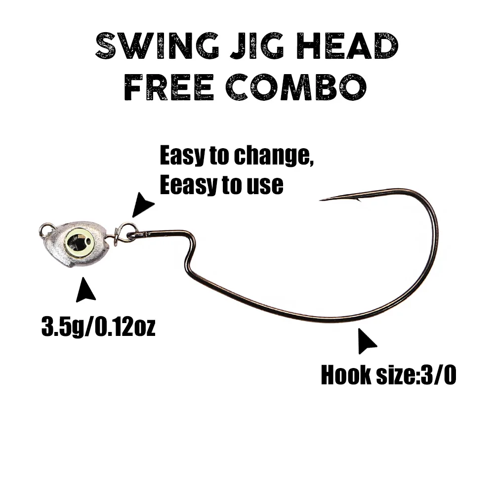 B&U Swing Jig head cheburashka – обзор и цена Fishing Lure Jig