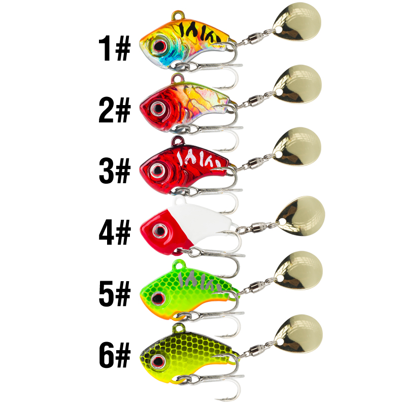6PC 5g/7g/10g/14g/20g Rotating – обзор и цена Fishing Lure Crankbait