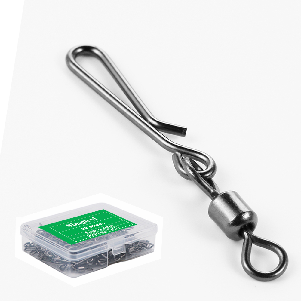 50pcs Box Rolling Swivel With  – обзор и цена Fishing Lure Box